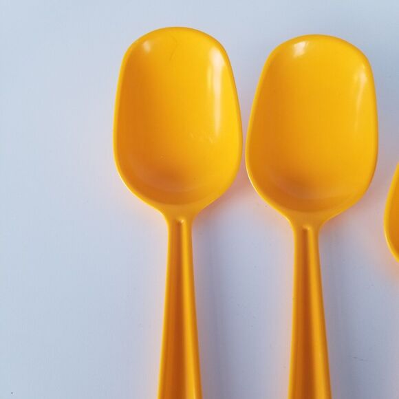 x4 VINTAGE Hammarplast Serving Spoons Modern Danish Sweden Design 1365 1366 - Picture 2 of 12